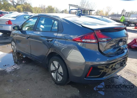 2019 Hyundai Ioniq Hybrid Blue из США, поврежденный, VIN KMHC65LC5KU171655